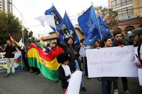 تظاهرات علیه آمریکا در شیلی و بولیوی 