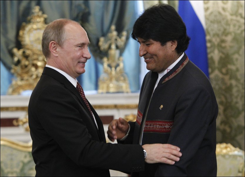 دعوت بولیوی از پوتین برای شرکت در چهارمین نشست کشورهای صادر کننده گاز