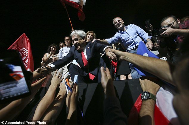 سباستین پینرا بار دیگر رئیس‌جمهور شیلی شد