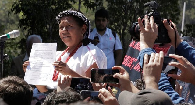 یک زن بومی مکزیک برای انتخابات ریاست جمهوری نامزد شد