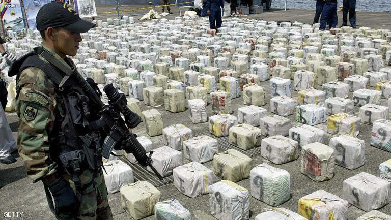 پلیس کلمبیا هفت تن کوکائین به مقصد آمریکا را کشف و ضبط کرد