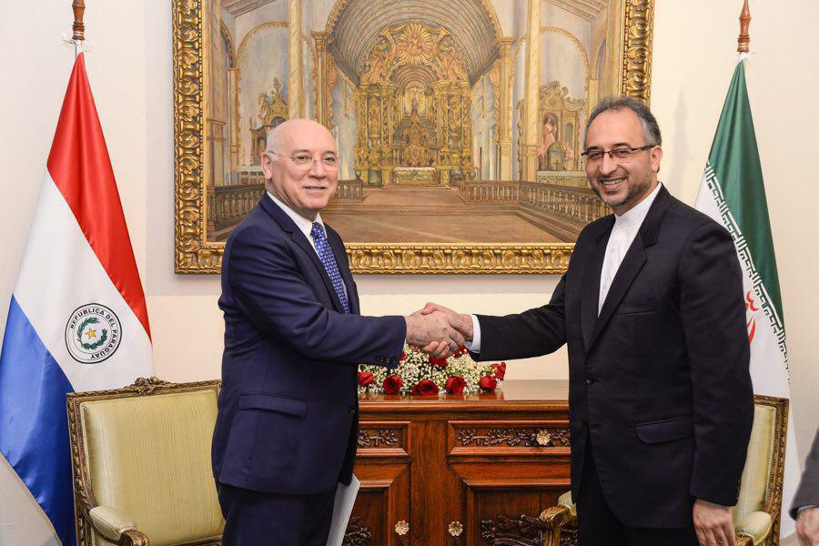 تسلیم رونوشت استوارنامه سفیر ایران در پاراگوئه به وزیر خارجه این کشور