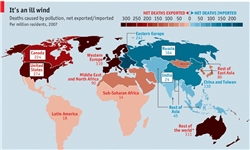 کشورهای ثروتمند آلودگی هوا را صادر می کنند