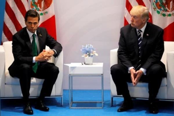  ترامپ: مکزیک هزینه دیوار را بپردازد/ پیشرفت در مذاکرات «نفتا»