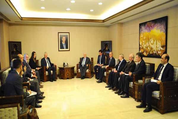 رایزنی ولید المعلم با اعضای هیات پارلمانی برزیل