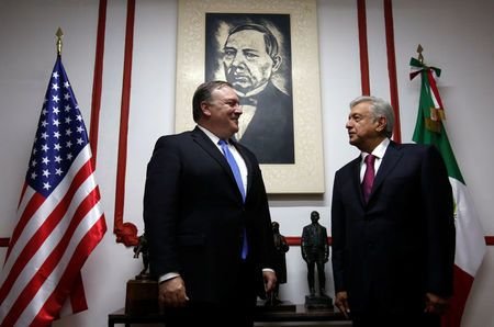 دیدار پامپئو و هیات همراهش با مسئولان ارشد مکزیک